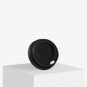 Standard black PS-plastic lid for paper cups
