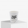 100 ml white express cup with your logo