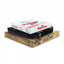 Personalised pizza boxes